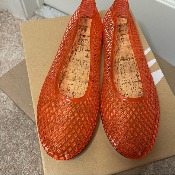 Nicole Miller Shoes - Nicole Miller Women’s Ballet Jellies Orange Stylish Shoes NWOT 9